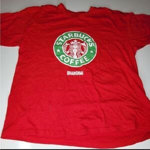 XXL STARBUCKS SHANGHAI CHINA SOUVENIR TSHIRT